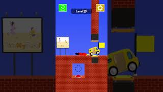 Draw Bridge 🚕 29 Level Gameplay Walkthrough | Best Android, iOS Games #shorts