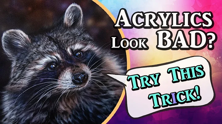 Use this to make acrylic paintings look like oil! #acrylicpainting