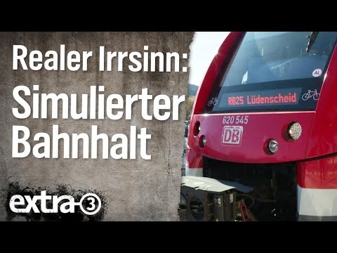 Realer Irrsinn: Simulierter Bahnhalt in Vilkerath | extra 3 | NDR