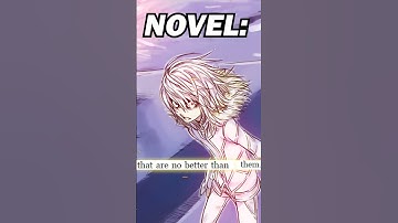 Accelerator in the Anime VS Light Novel
