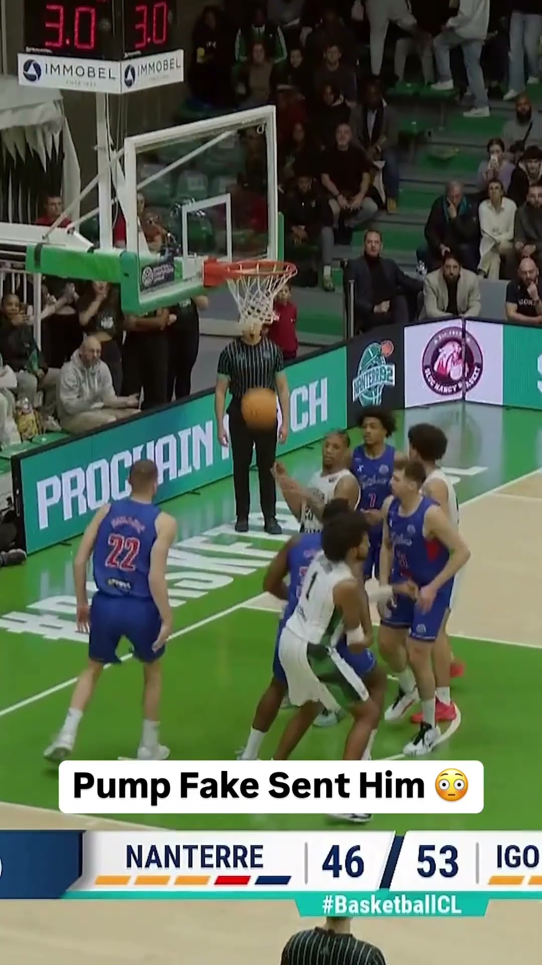 He went flying on this fake ?‍?
