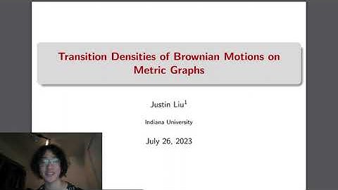 Transition densities of Brownian motion on metric graphs by Justin Liu