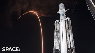 Wow SpaceX Falcon 9 liftoff seen from Falcon Heavy launch pad