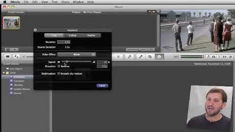 Speed Up, Slow Down and Reverse in iMovie 09 (MacMost Now 317)