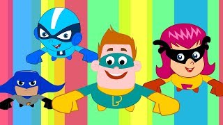 Alphabet Abc Phonic Song With Superhero Twist I Nursery Rhymes For Children I Kindergarten Baby Song