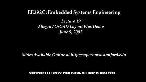 Cadence OrCAD / Allegro Layout Plus Demo Tutorial (Part 6)