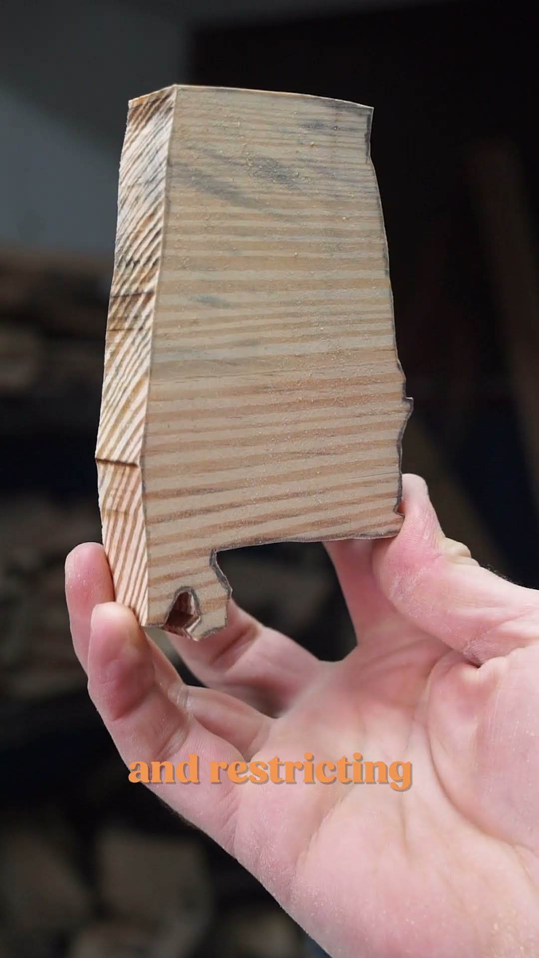 Making Alabama out of Longleaf Pine Wood | Official State Tree Map #shorts #trees #wood