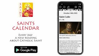 Saints Calendar Android App screenshot 1