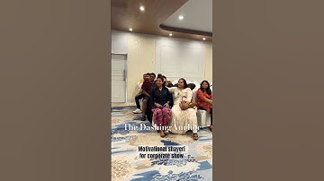 Motivational shayeri for corporate show | The Dashing Anchor Best emcee | Mudeet Sharma #anchor