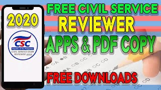 Free Civil Service Reviewer Apps & PDF Copy | Libreng Reviewer ng Civil Service Examination screenshot 1