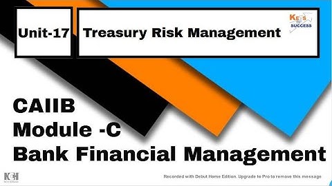 CAIIB BFM Module C Unit 17: Treasury Risk Management