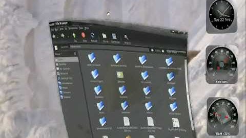 Ubuntu 9.04 with Compiz and xwinwrap!