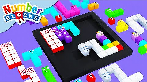 NUMBERBLOCKS Puzzle Tetris Game Animation (NEW!)