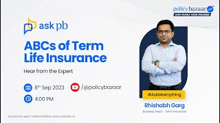ABCs of Term Insurance | Term Insurance Explained | Watch this Before Buying | Live Q&A | Askpb