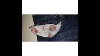 Ed Hardy Christian Audigier Denim Jeans 34x32 Embroidered Skull, Dagger, Devil Girl