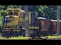 MRS - Lastro com locomotiva C36-7 #3815 Ex Union Pacific em Japeri - RJ.