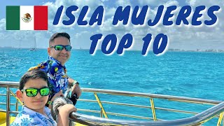 Top Things To Do At Isla Mujeres in 2024 || Golf Cart , Punta Sur, Playa Centro, Playa Norte & more