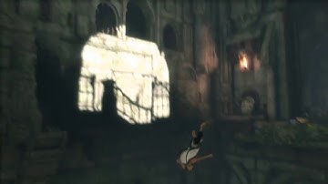 The Last Guardian - attempting to tail fling up to the secret room
