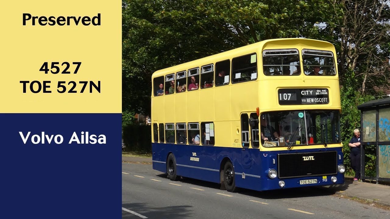 Preserved WMPTE 4527 TOE 527N Volvo Ailsa B55