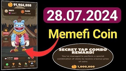 Memefi 1M Secret Combo Today | Memefi Secret Code | Memefi New Update | Memefi Secret Combo