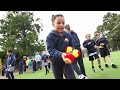 MLC Tennis Hot Shots and Dyson Heppell visit Stonnington Primary School