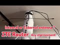 ZTE 4G G Sim Router Antenna Test Internal External Antennas TS9