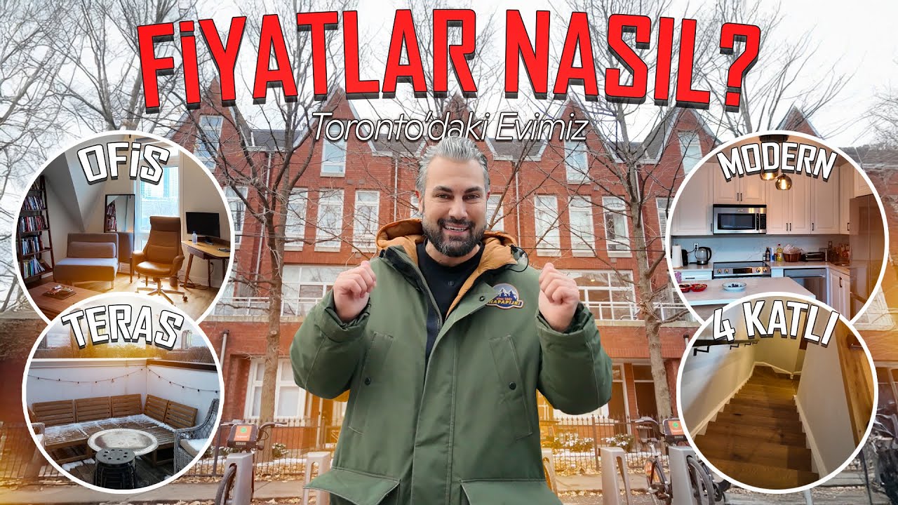 Toronto’da 4 KATLI LÜKS EV Kiraladım 🏠 Fiyatlar nasıl? 🇨🇦