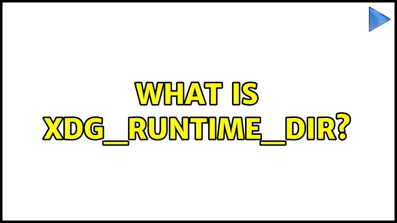 Runtime directory