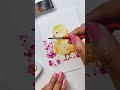 Spring Chicken Tutorial on my channel! #watercolor #tutorial #easterchick #postcard