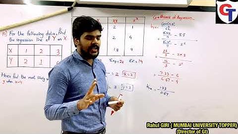 L.3 LINEAR REGRESSION | EX3.1|PART 2| 12TH COMMERCE | NEW SYLLABUS | MAHARASHTRA BOARD