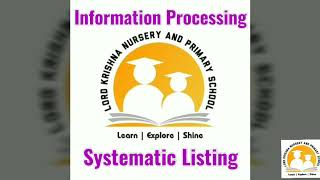 Std 4 - Maths - Information Processing - Systematic Listing Profile