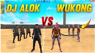 DJ ALOK VS WUKONG FACTORY CHALLENGE | 4 VS 4 WHO WILL WIN ? #factoryfreefire