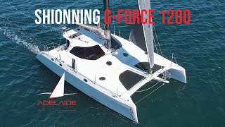 Schionning G-Force 1200 - world cruising catamaran setup for solo sailing