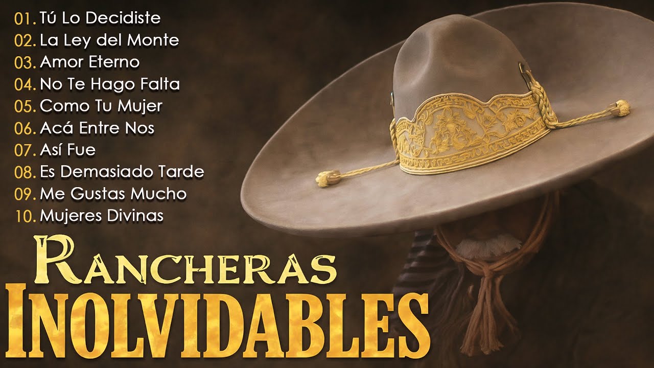 Mix Rancheras Clásicas - Mejores Rancheras Mexicanas - Juan Gabriel, Vicente Fernández, Rocío Dúrcal