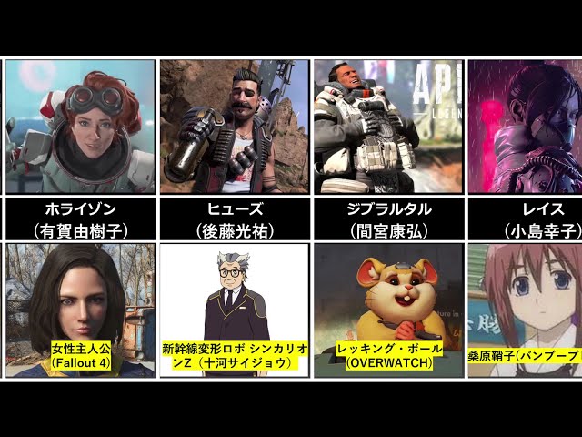 Apex Legendsの日本語版声優は誰 あなたの知っている人がいるかも Apex Legendsのq A