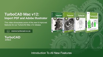 TurboCAD Mac v12 New Feature Tutorial: Import PDF and Adobe Illustrator