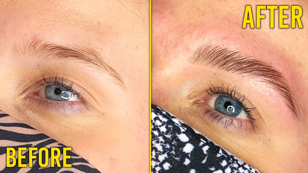 How To Fix Overplucked Brows With Brow Lamination YouTube How To Fix Overplucked Brows With Brow Lamination YouTube