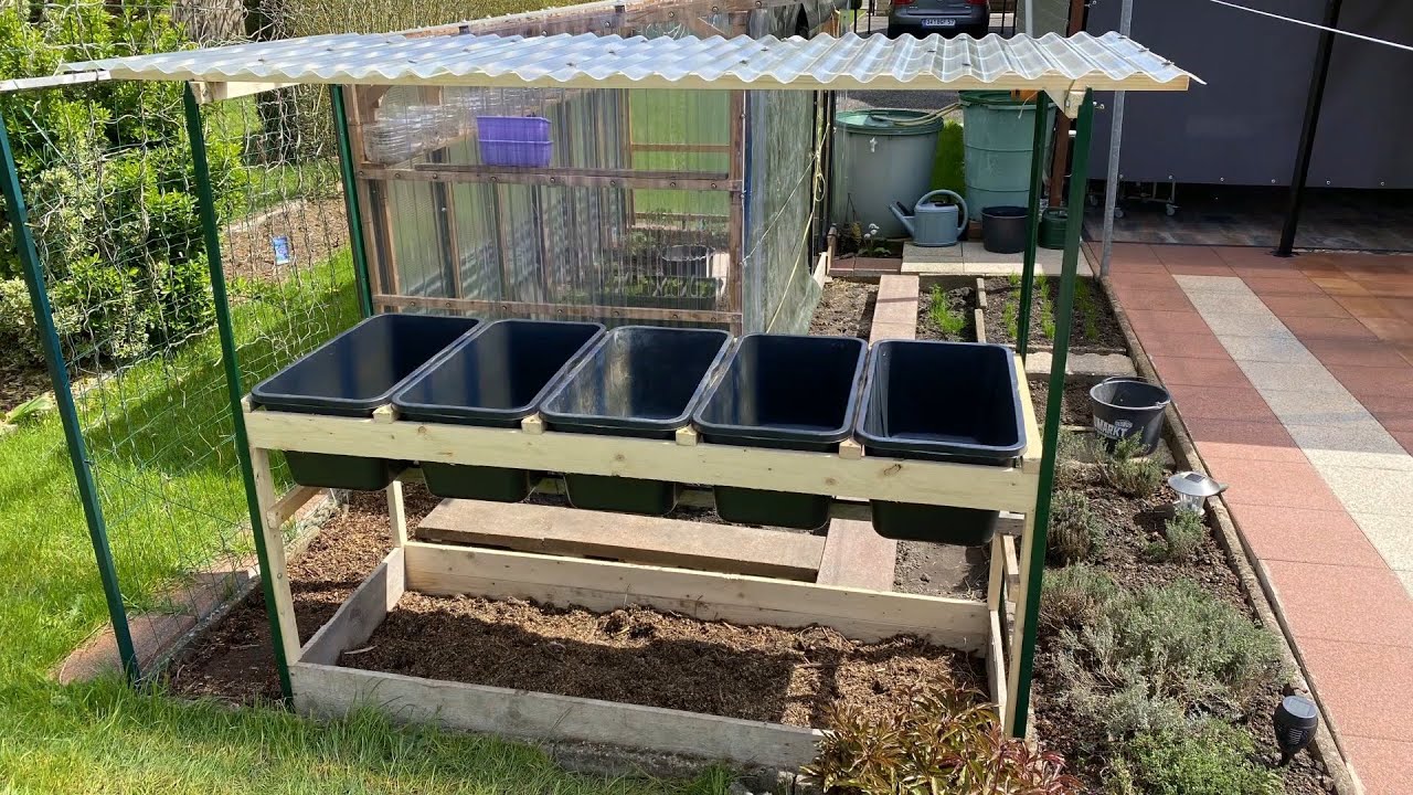 Jardin suspendu facile à réaliser. Potager suspendu simple à faire.