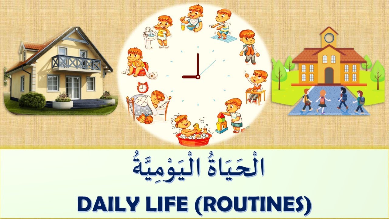 my daily routine essay in arabic