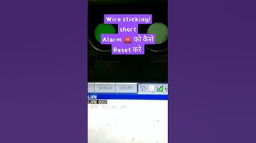 wire sticking/short Alarm को कैसे Reset करे #yaskawarobot #yaskawa #industrialrobots #migwelding