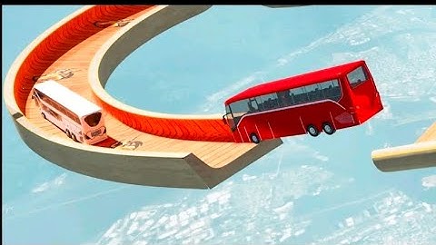 Impossible Bus Stunt Driving 2023 - Mega Ramp Racing Driving Simulator - Android GamePlay