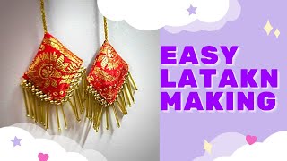 easy latkan making tutorial #short Resimi