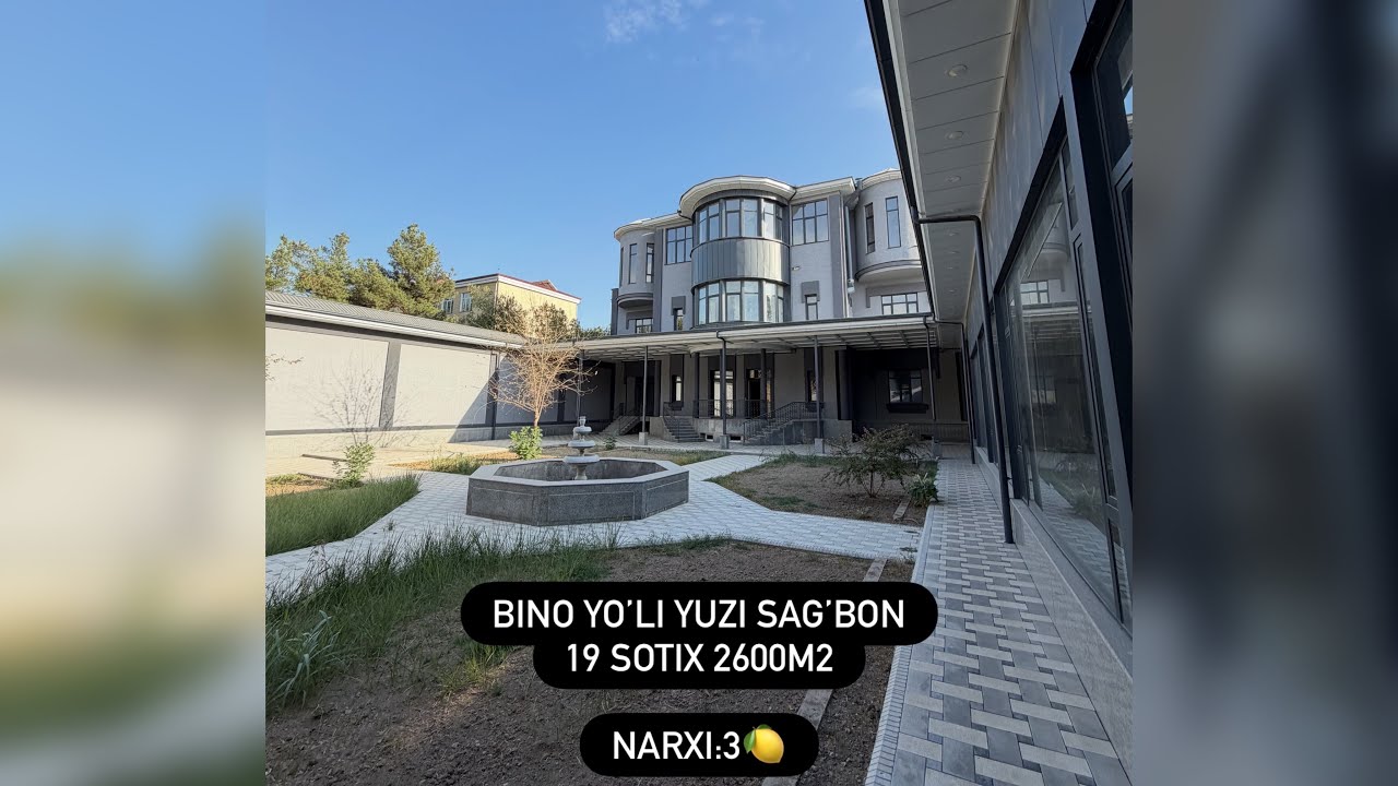 Olmazor tumani Sag’bonda 19 Sotixlik Bino ✅