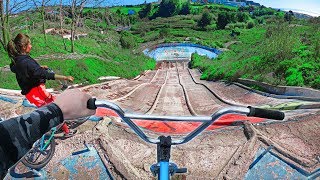 Bmx And Dirt Bike Riding In Abandoned Waterpark Portugal
