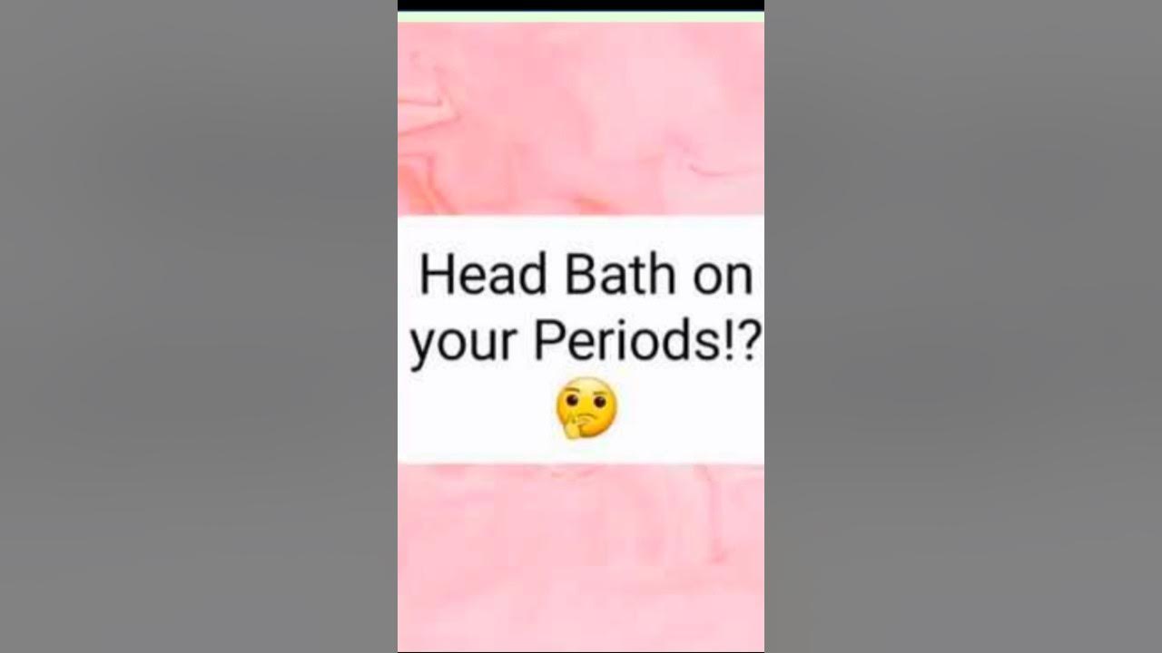 Head bath Periodsdeepikamoonlightpregnancypadwhisperstayfreee