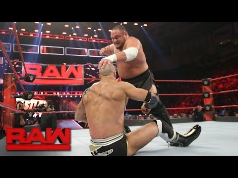 Cesaro vs. Samoa Joe: Raw, Feb. 27, 2017