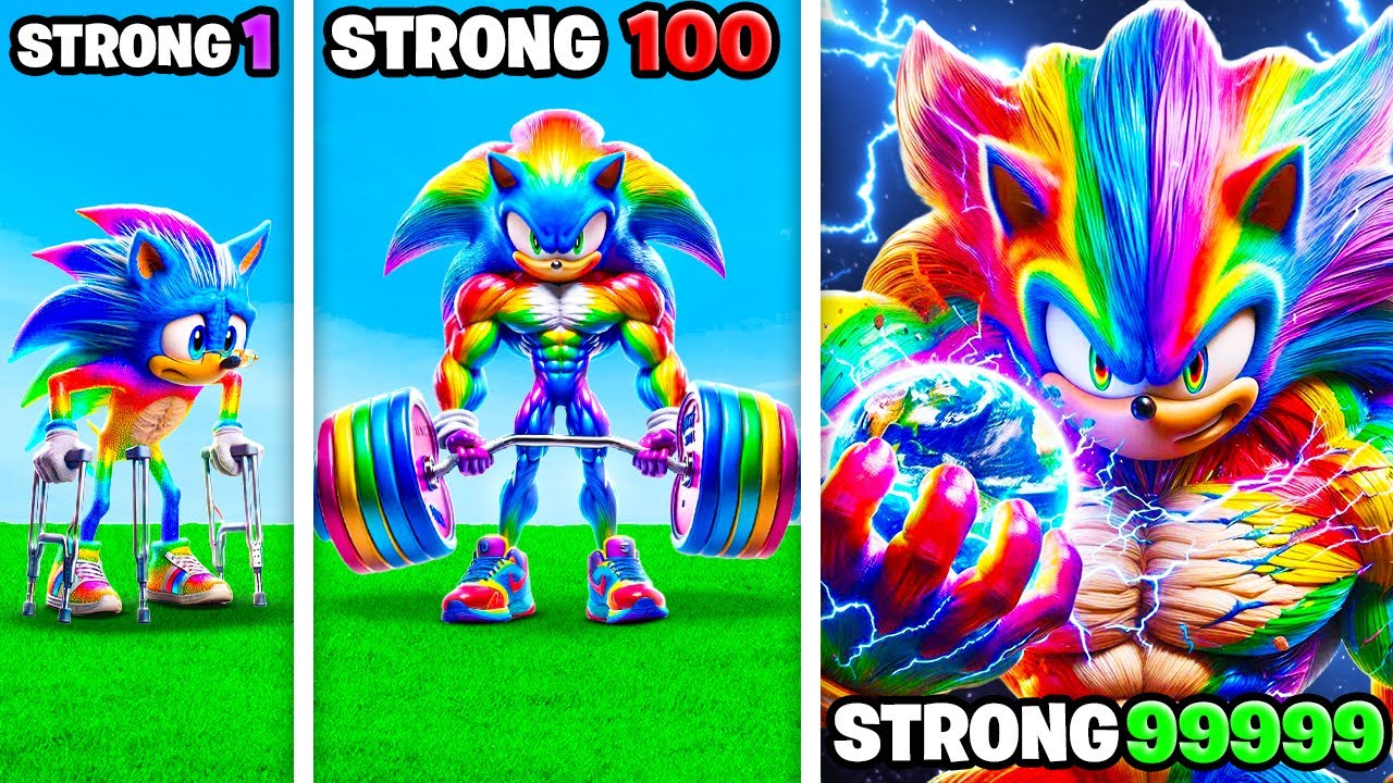 Weakest To STRONGEST GOD SONIC In GTA 5!