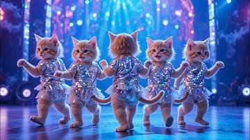 बिल्ली डांस 🐾 | Cutest Cat Videos Funny Dance 😹💃 | Dance Videos for Cats #funny #catdance #cutecats