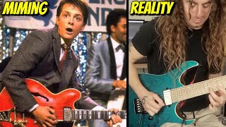 This Is What Marty McFlys Guitar Playing ACTUALLY Sounded Like (Back To The Future)