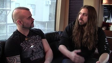 Sabaton Interview 2014 Joakim Broden & Chris Rorland-at  @Heavy Montreal Aug 6 2016